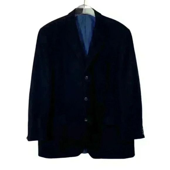 Peter Millar Men's Navy Classic 100% Wool Sports Coat/Blazer CA00429 SIZE-48T - Picture 1 of 5